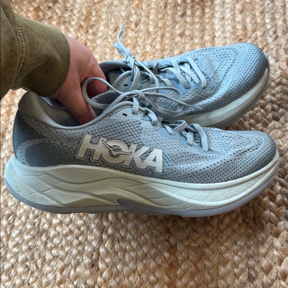 Hoka 10B Rincon 4 Women’s Blue Sneakers - Picture 5 of 11